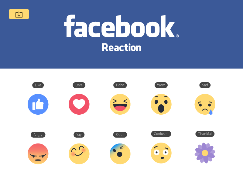 Facebook empathetic emoji reactions