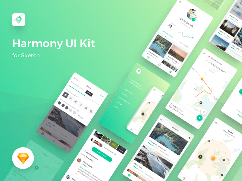 Harmony UI Kit Sketchapp