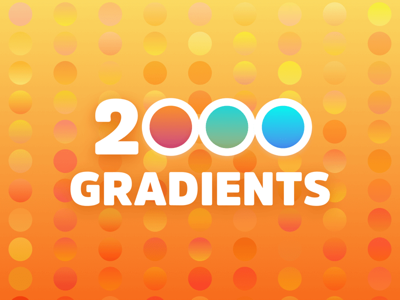 2000 colorful Sketch Gradients