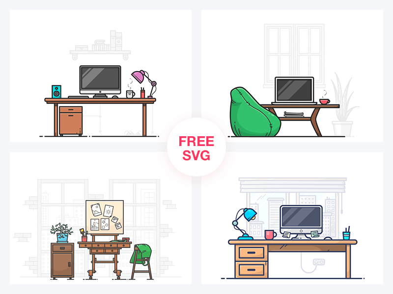 FREE Workspaces icons