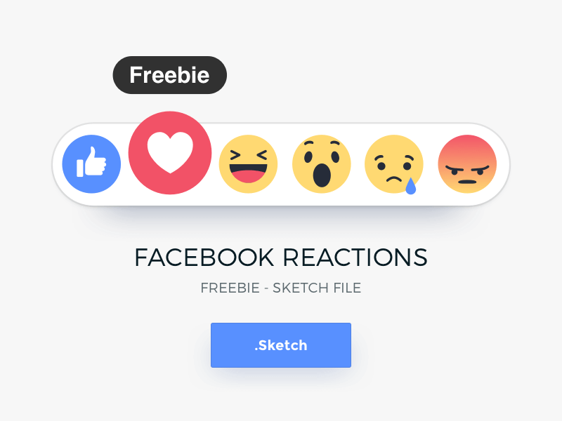 Facebook Reactions Sketchapp