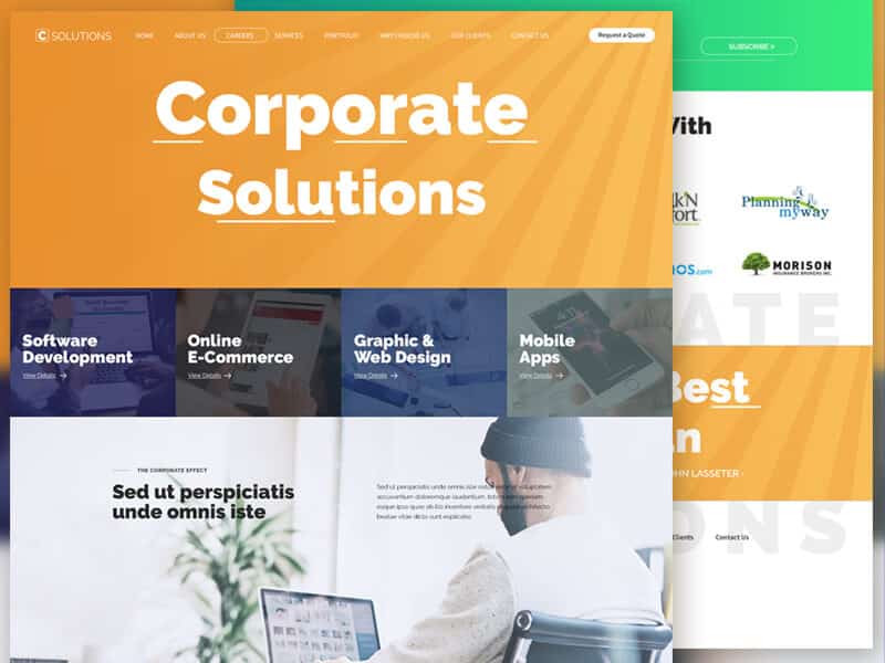 Corporate Solutions Website